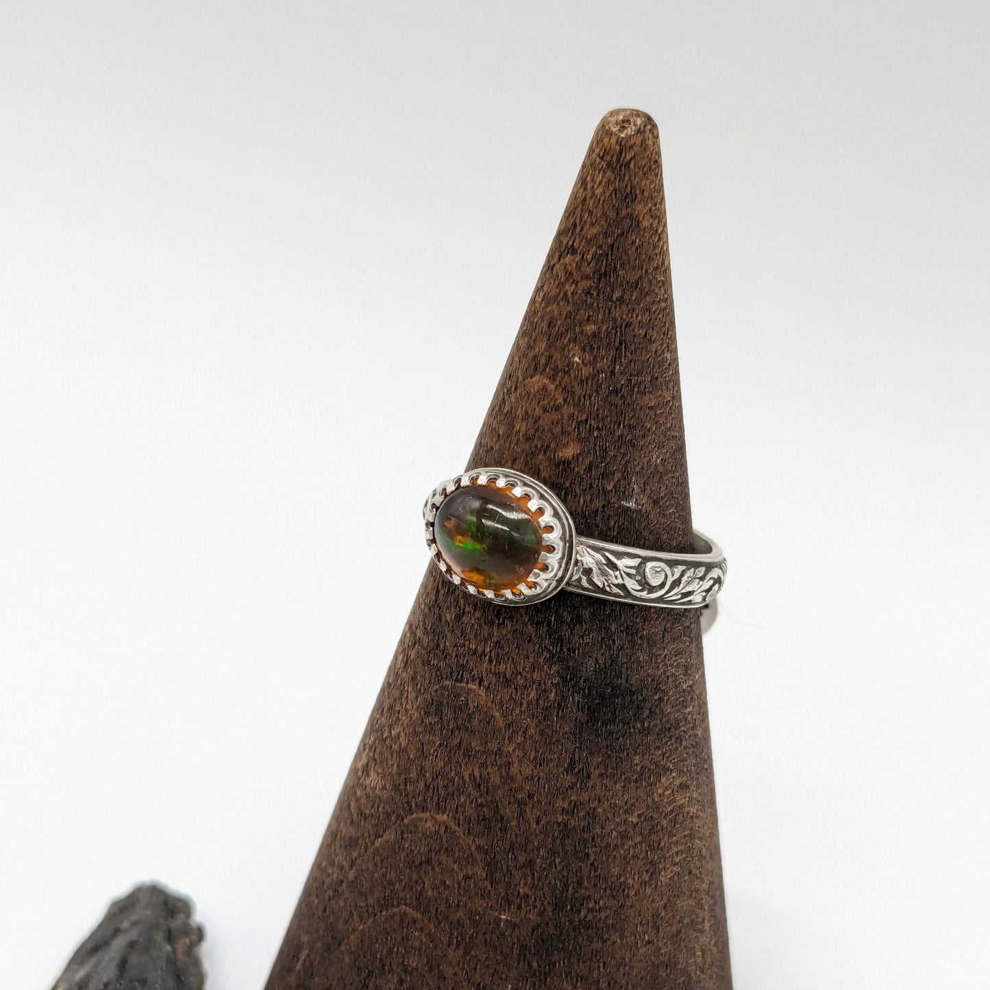 Ethiopian Opal in Sterling Silver Ring