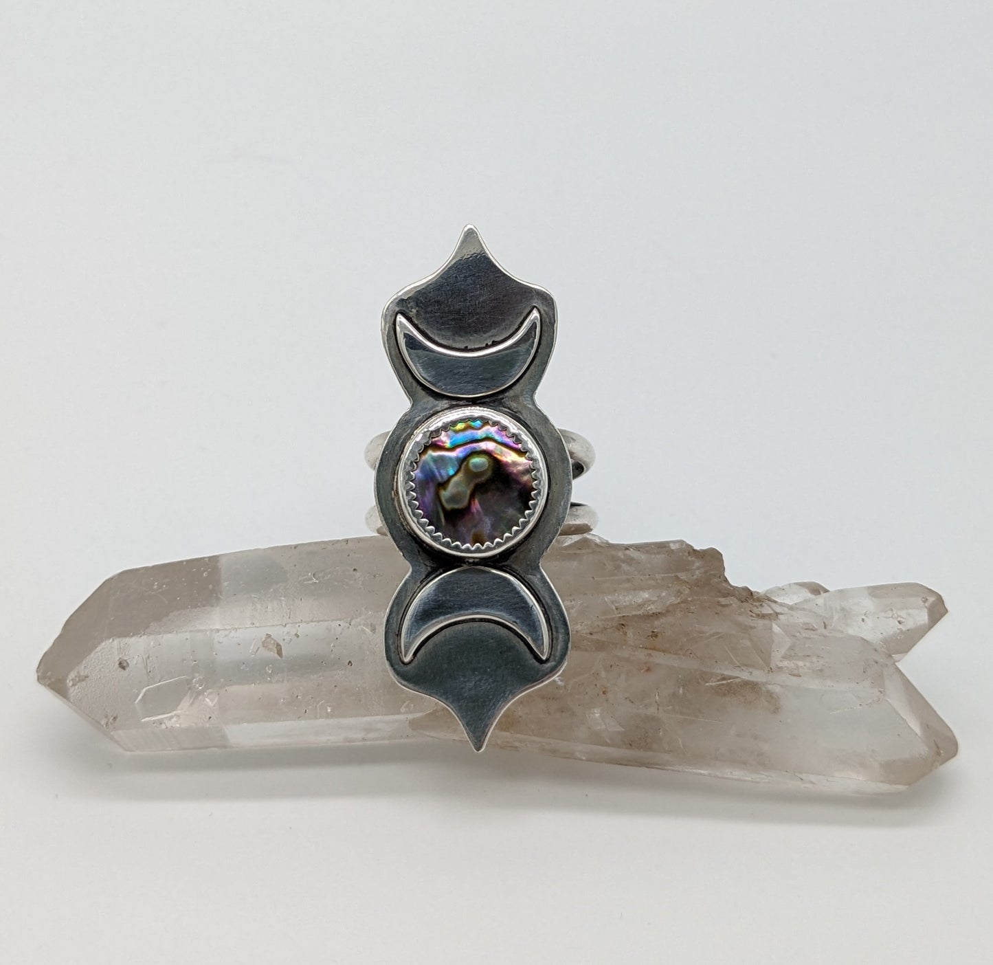 Triple Moon Goddess - Abalone